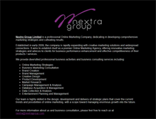 Tablet Screenshot of nextragroup.com